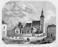 Kościół Farny  1865r.