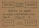 Karta na opał