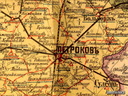 Mapa guberni piotrkowskiej 1893