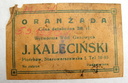 Etykieta oranżady