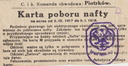 Karta na naftę