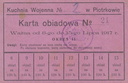 Kartka obiadowa