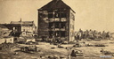 Spalony zamek  1865r.